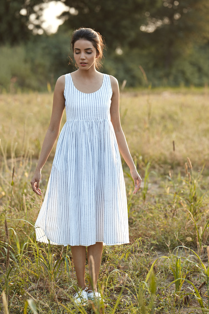 Bahar Dress - Stripe